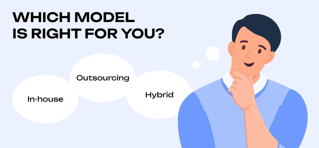 Choosing a fulfillment model: in-house, outsourcing, or hybrid.