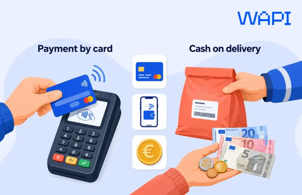 Card payments and cash on delivery in Slovakia
